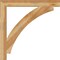 Ekena Millwork Thorton Block Rough Sawn Bracket, Western Red Cedar, 4"W x 38"D x 38"H BKT04X38X38THR05RWR - alternate 2